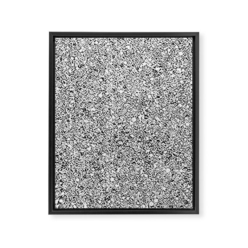 Glitters and Glitz Silver  Framed Canvas Print Gallery Image 8