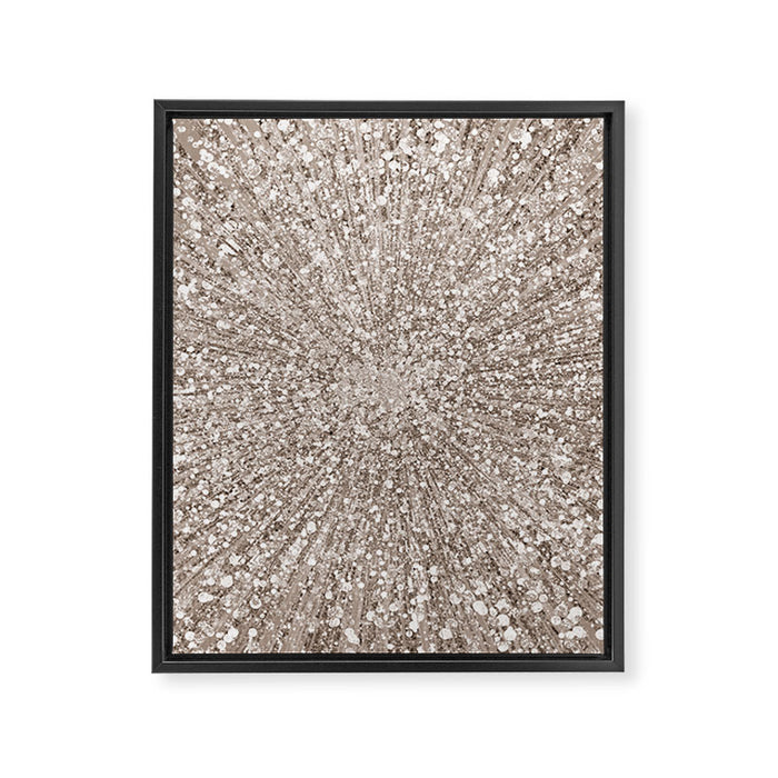 Glitz Supernova Champagne Framed Canvas Print Gallery Image 1