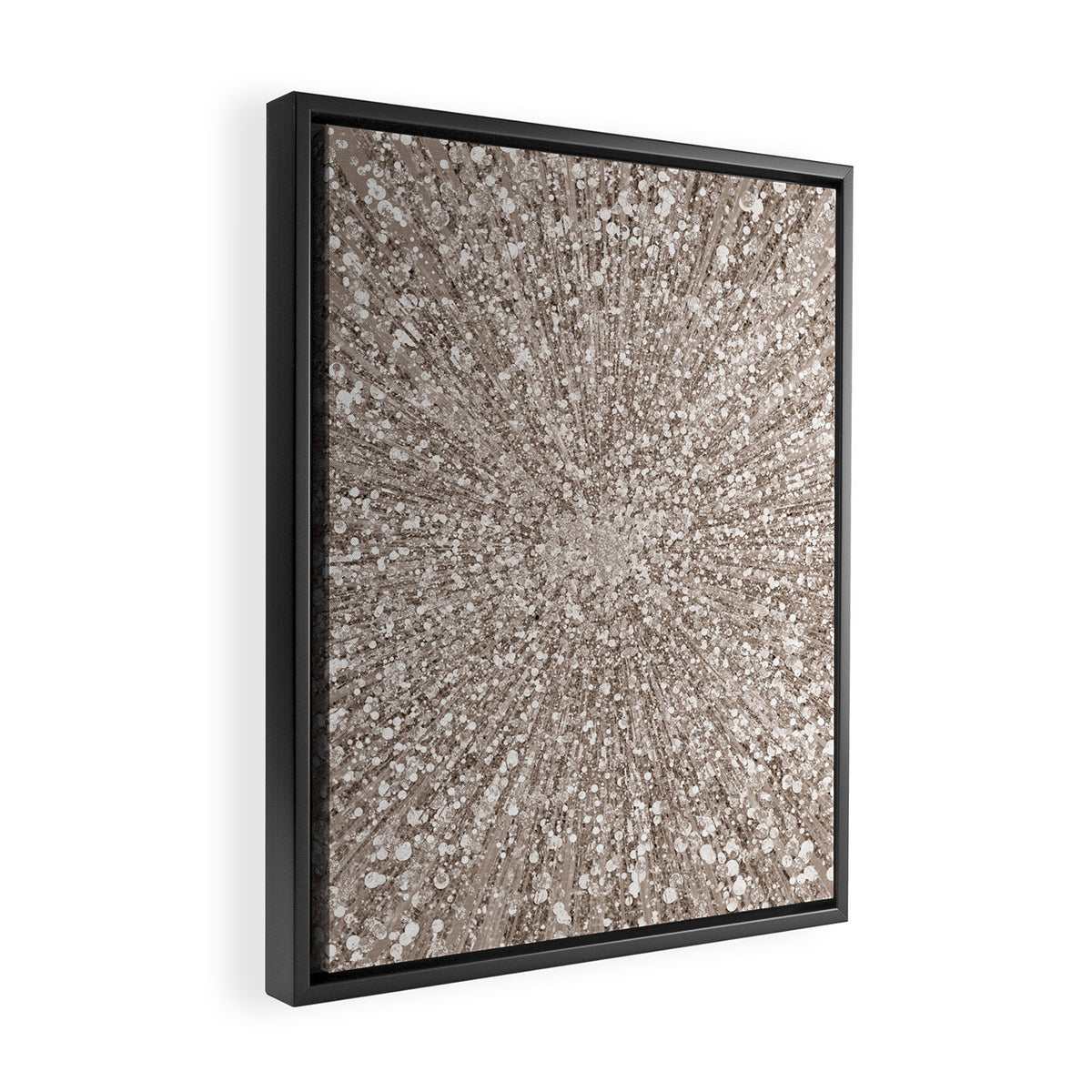 Glitz Supernova Champagne Framed Canvas Print Gallery Image 2