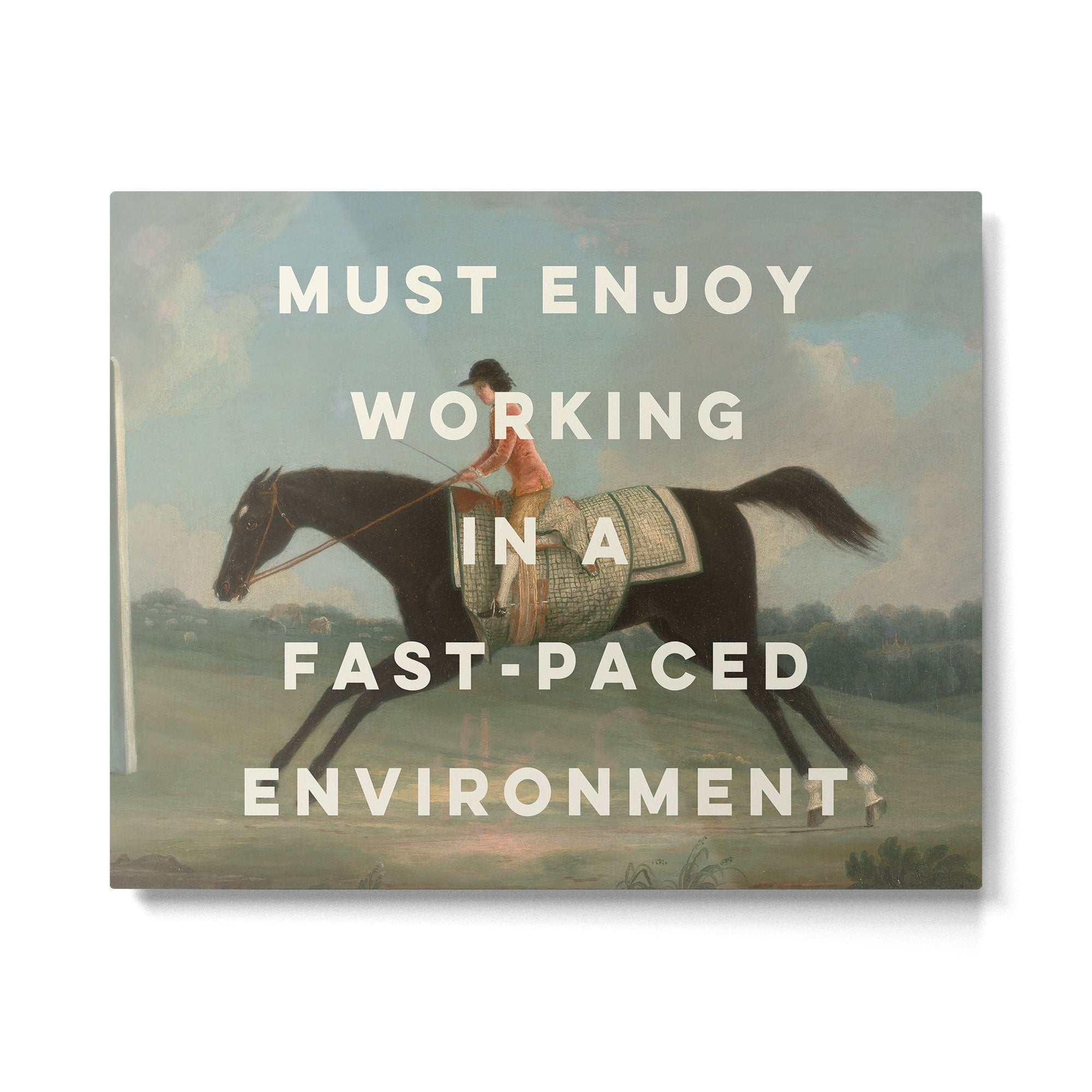 A Fast-Paced Environment Metal Print Gallery Image 4
