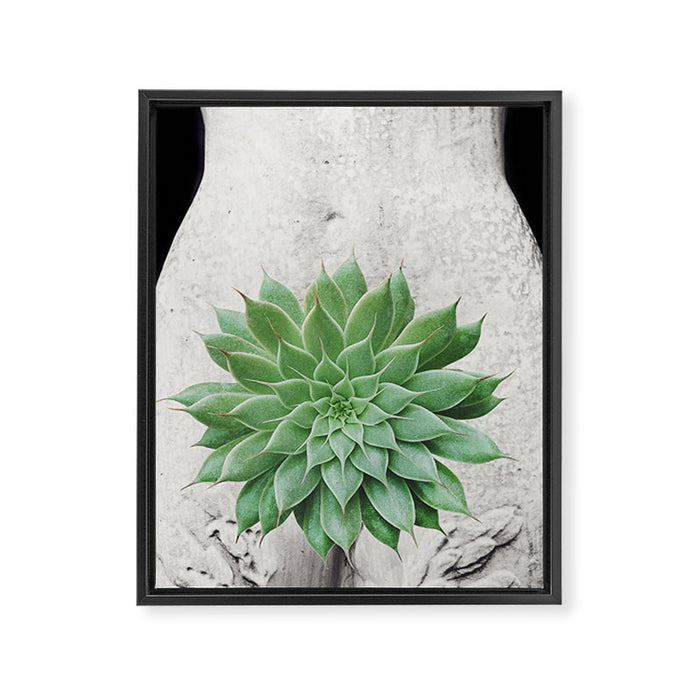 A Succulent Woman Framed Canvas Print Gallery Image 1