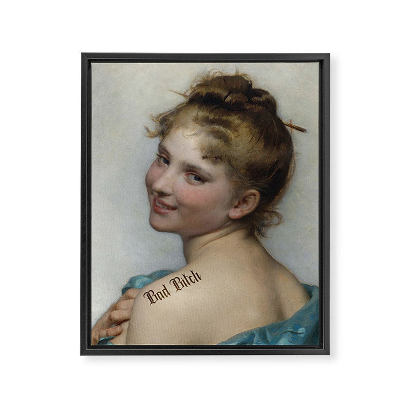 Bad Bitch Framed Canvas Print Gallery Image 6