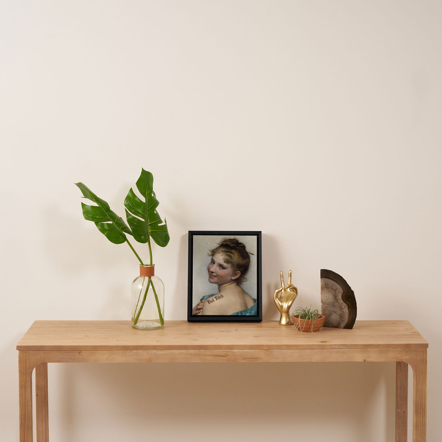 Bad Bitch Framed Canvas Print Gallery Image 4