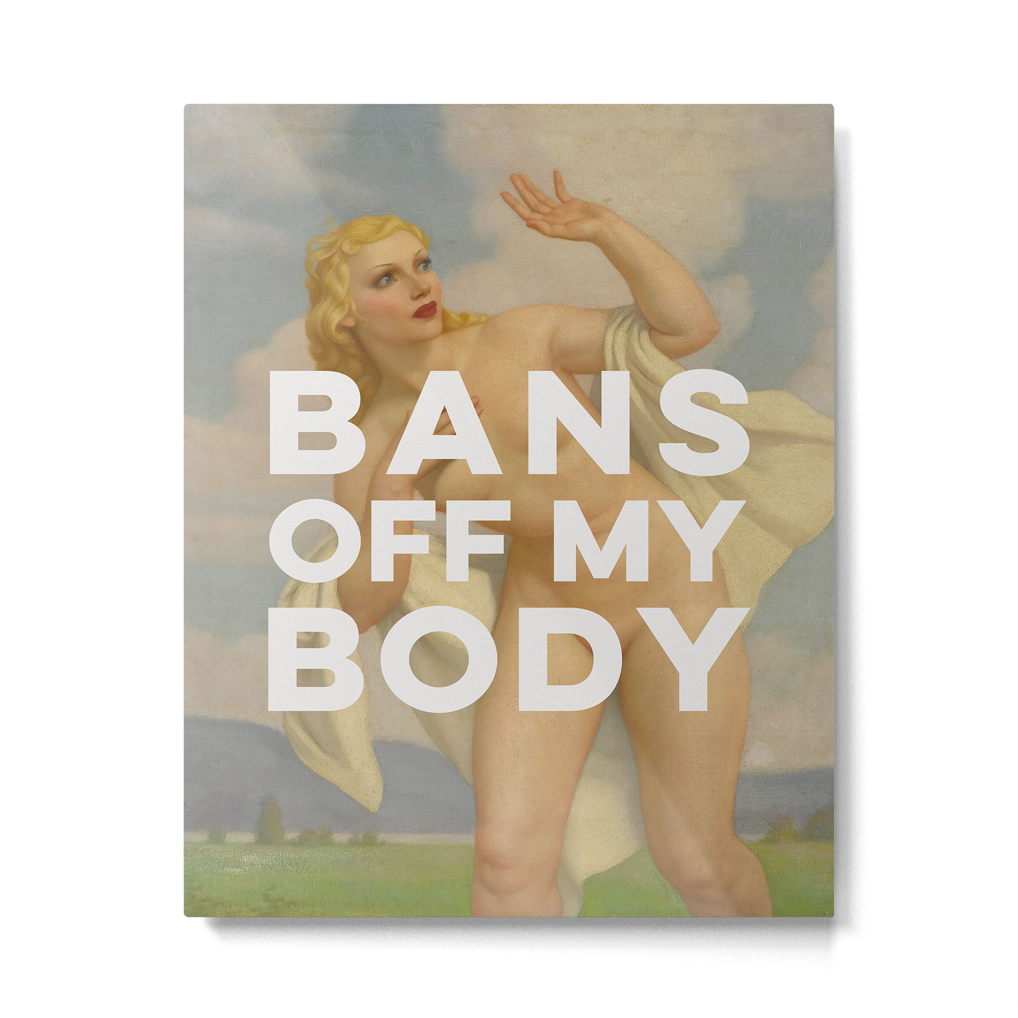 Bans Off My Body - Women's Rights Metal Print Gallery Image 4