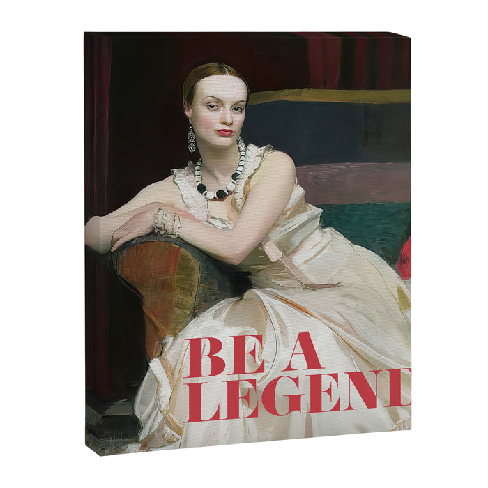 Be a Legend Canvas Print Gallery Image 1