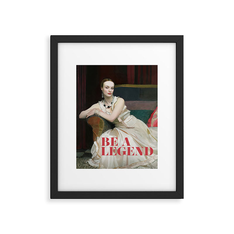 Be a Legend Framed Art Print Gallery Image 5
