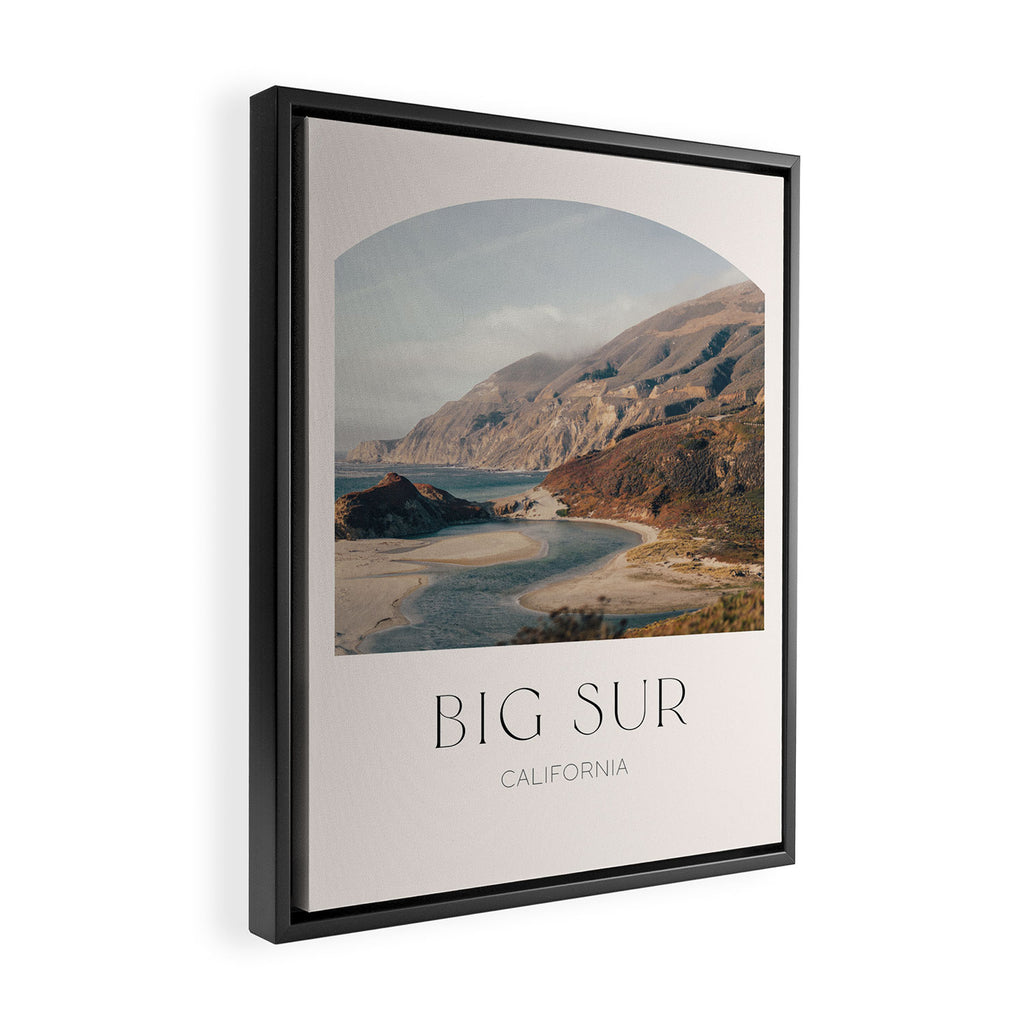Big Sur California Framed Canvas Print Gallery Image 2