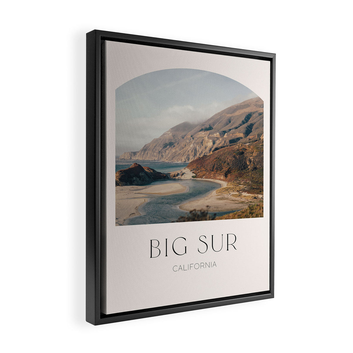 Big Sur California Framed Canvas Print Gallery Image 2
