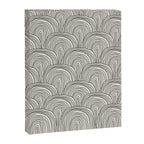 Boho Rainbows in Black and White Canvas Print Gallery Image 8