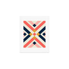 Bold Geometric Quilt Block Art Print Gallery Image 1