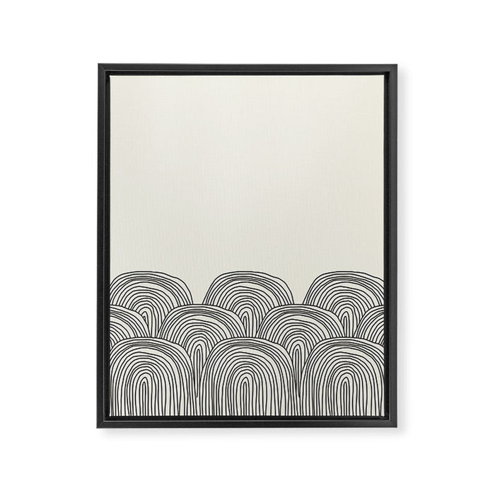 Casual Rainbows Framed Canvas Print Gallery Image 1