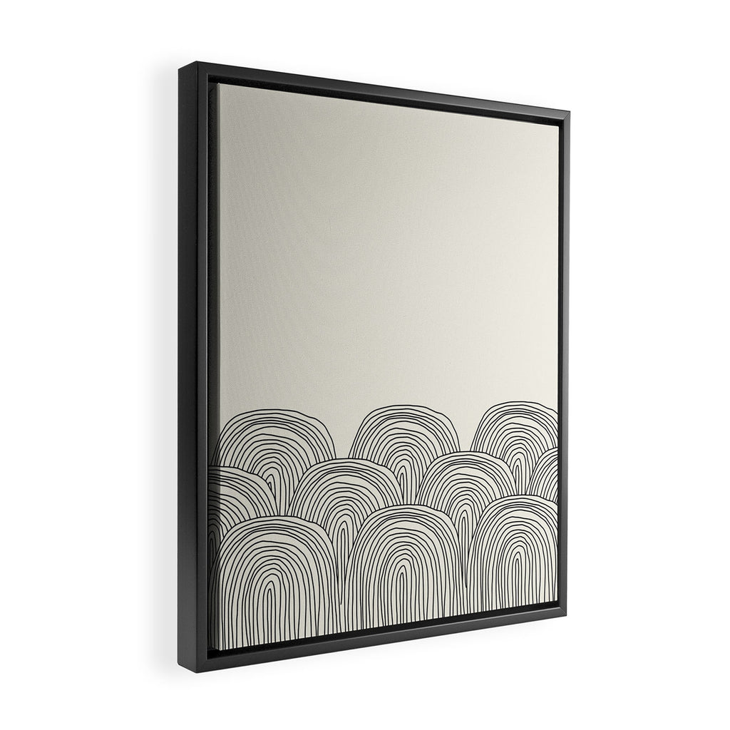 Casual Rainbows Framed Canvas Print Gallery Image 2