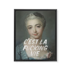C'est La Vie Framed Canvas Print Gallery Image 6