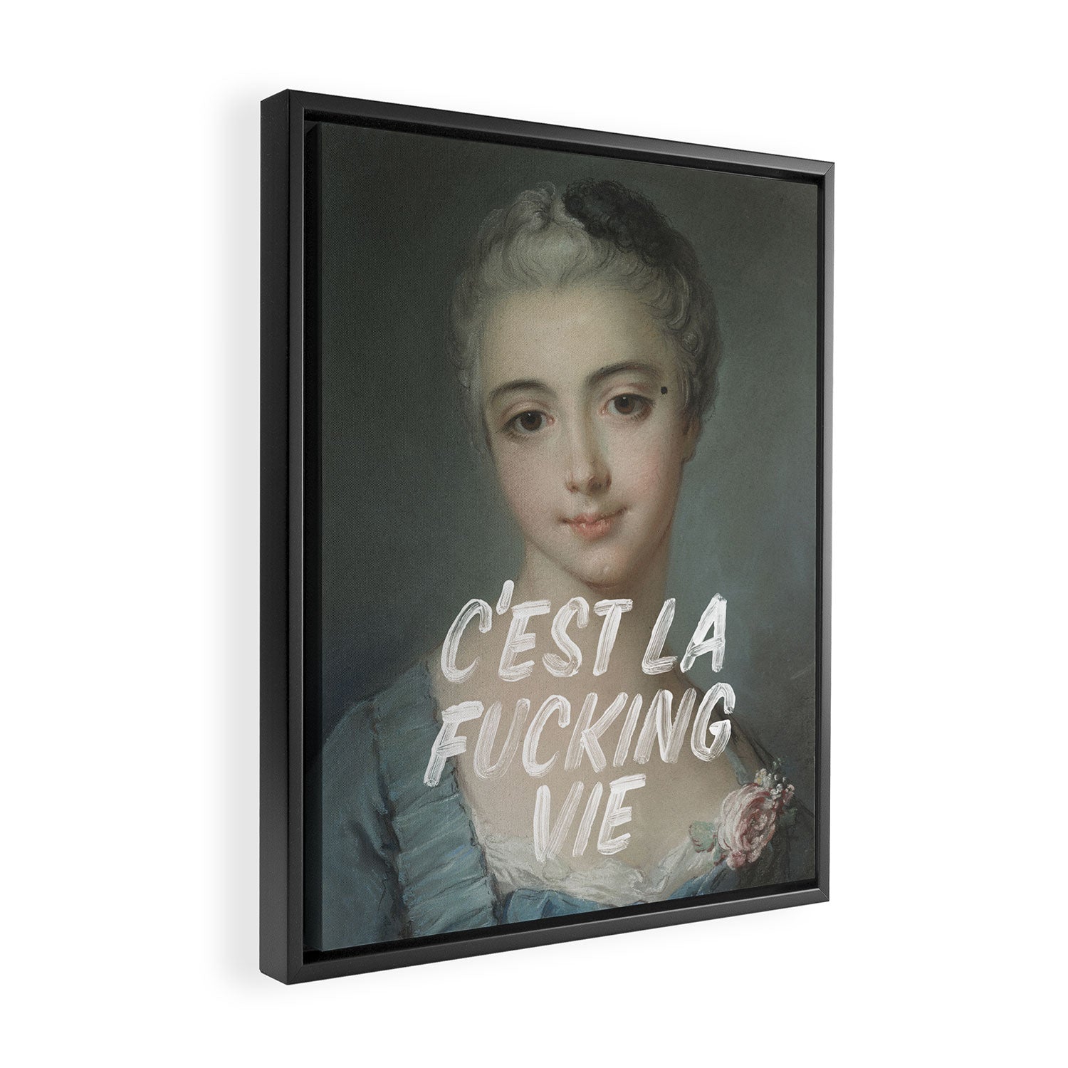 C'est La Vie Framed Canvas Print Gallery Image 2