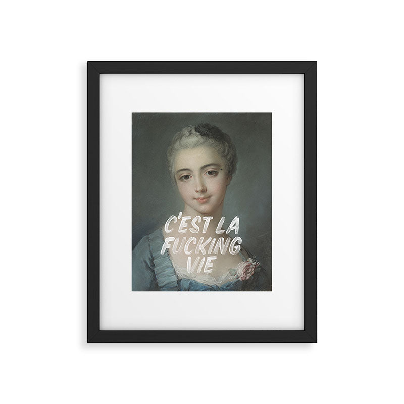C'est La Vie Framed Art Print Gallery Image 1