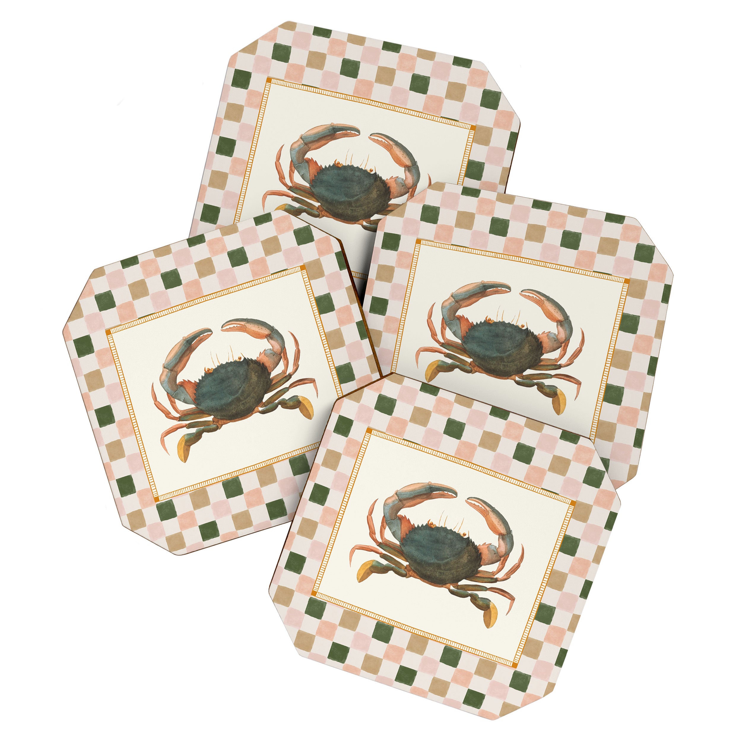 Checkered Crab Coaster Gallery Image 1
