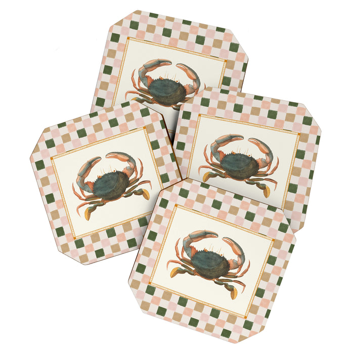 Checkered Crab Coaster Gallery Image 1