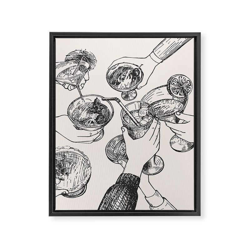 Cheers Framed Canvas Print Gallery Image 6