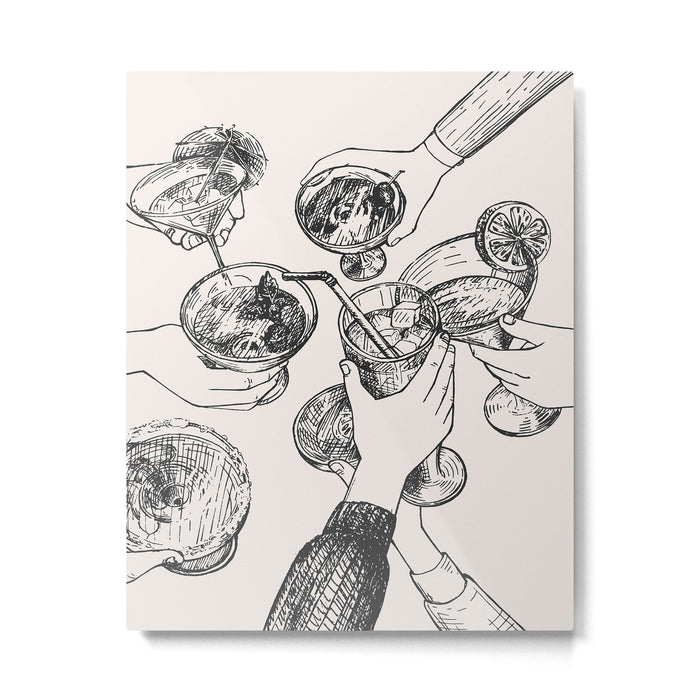 Cheers Metal Print Gallery Image 1