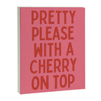 Cherry On Top - Pink and Red Canvas Print Gallery Image 6