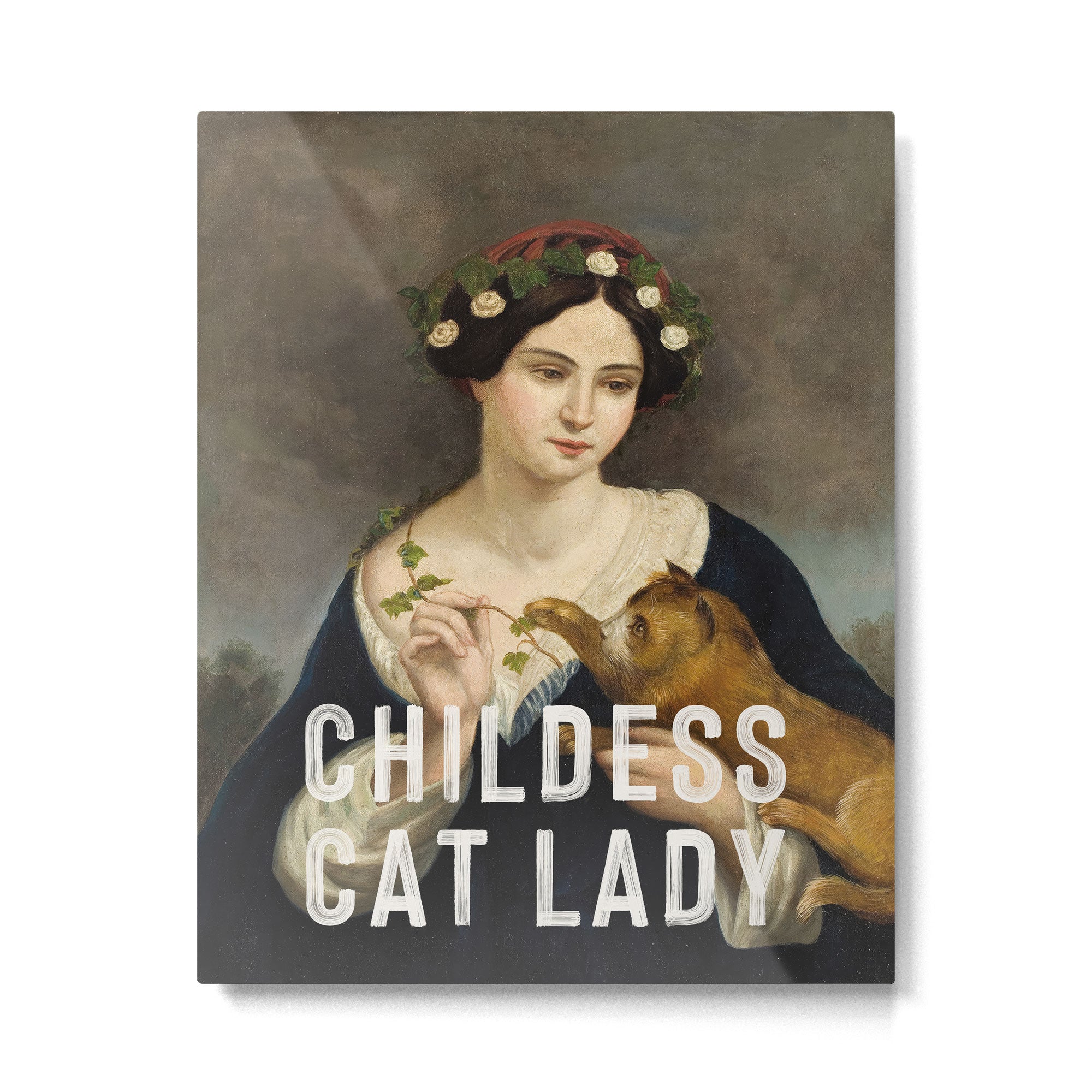 Childless Cat Lady Metal Print Gallery Image 4