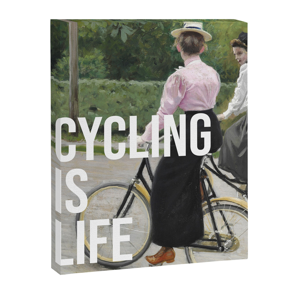 Cycling Is Life Canvas Print Gallery Image 6