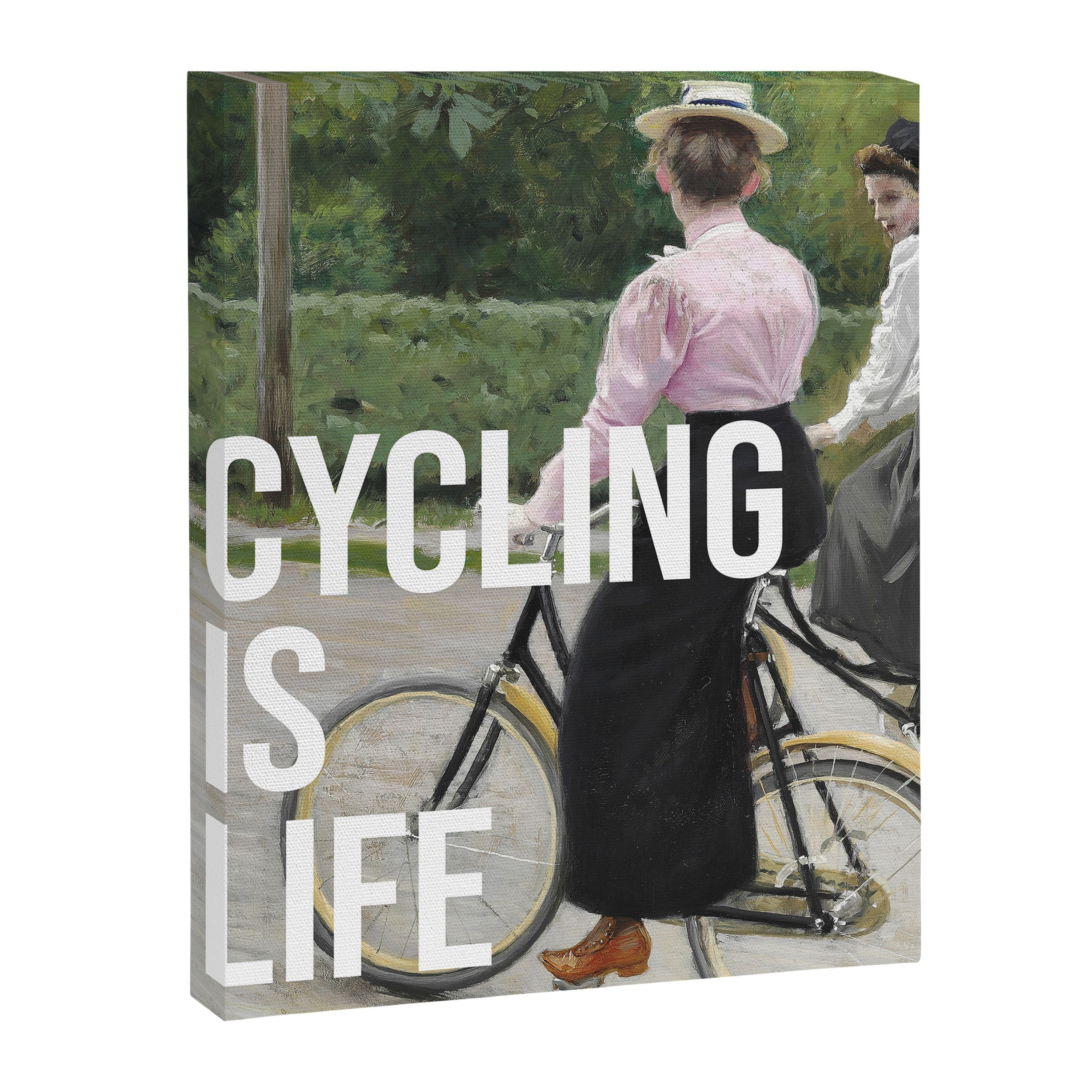 Cycling Is Life Canvas Print Gallery Image 6
