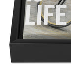 Cycling Is Life Framed Canvas Print Gallery Image 3