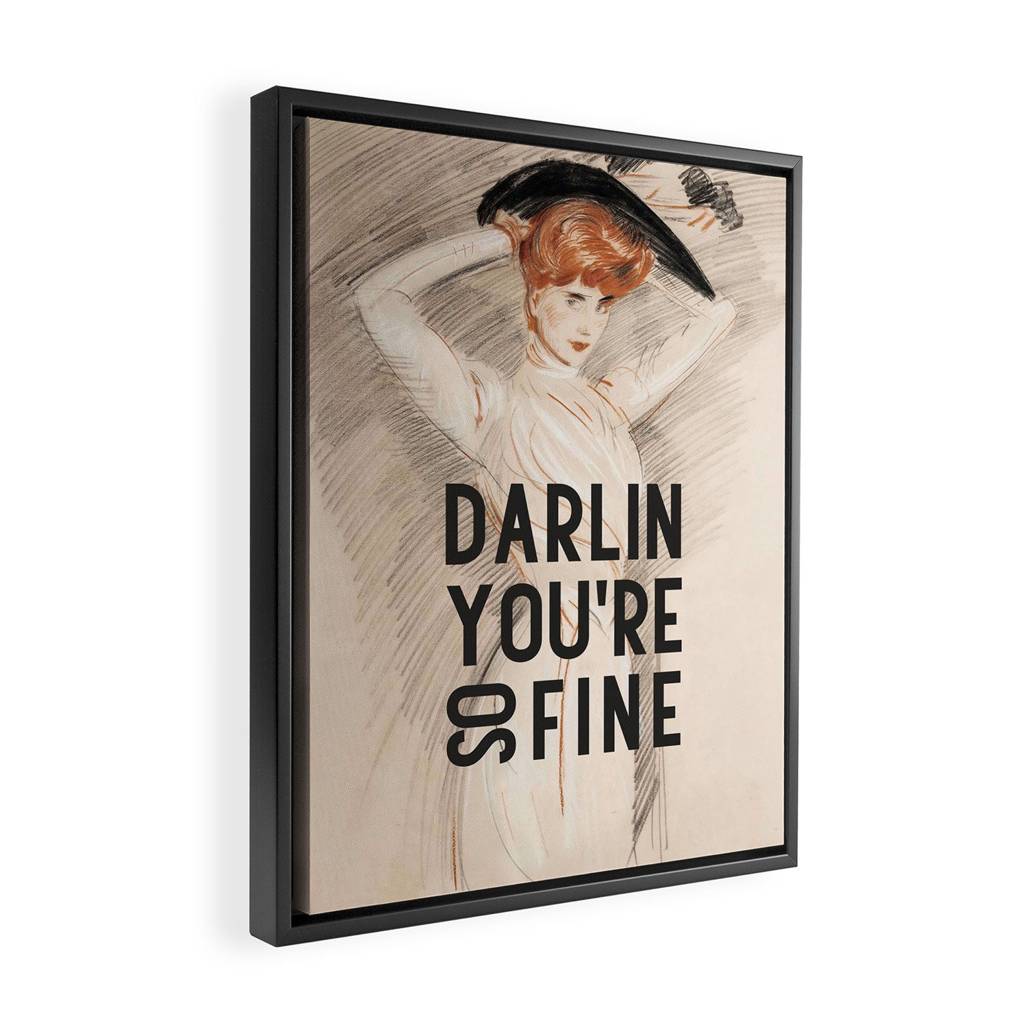 Darlin You're So Fine Framed Canvas Print Gallery Image 2