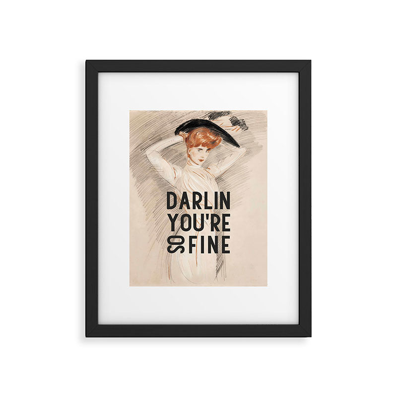 Darlin You're So Fine Framed Art Print Gallery Image 5