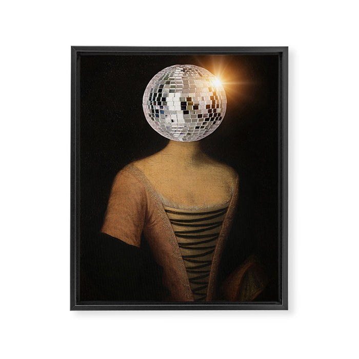 Disco Queen Framed Canvas Print Gallery Image 1