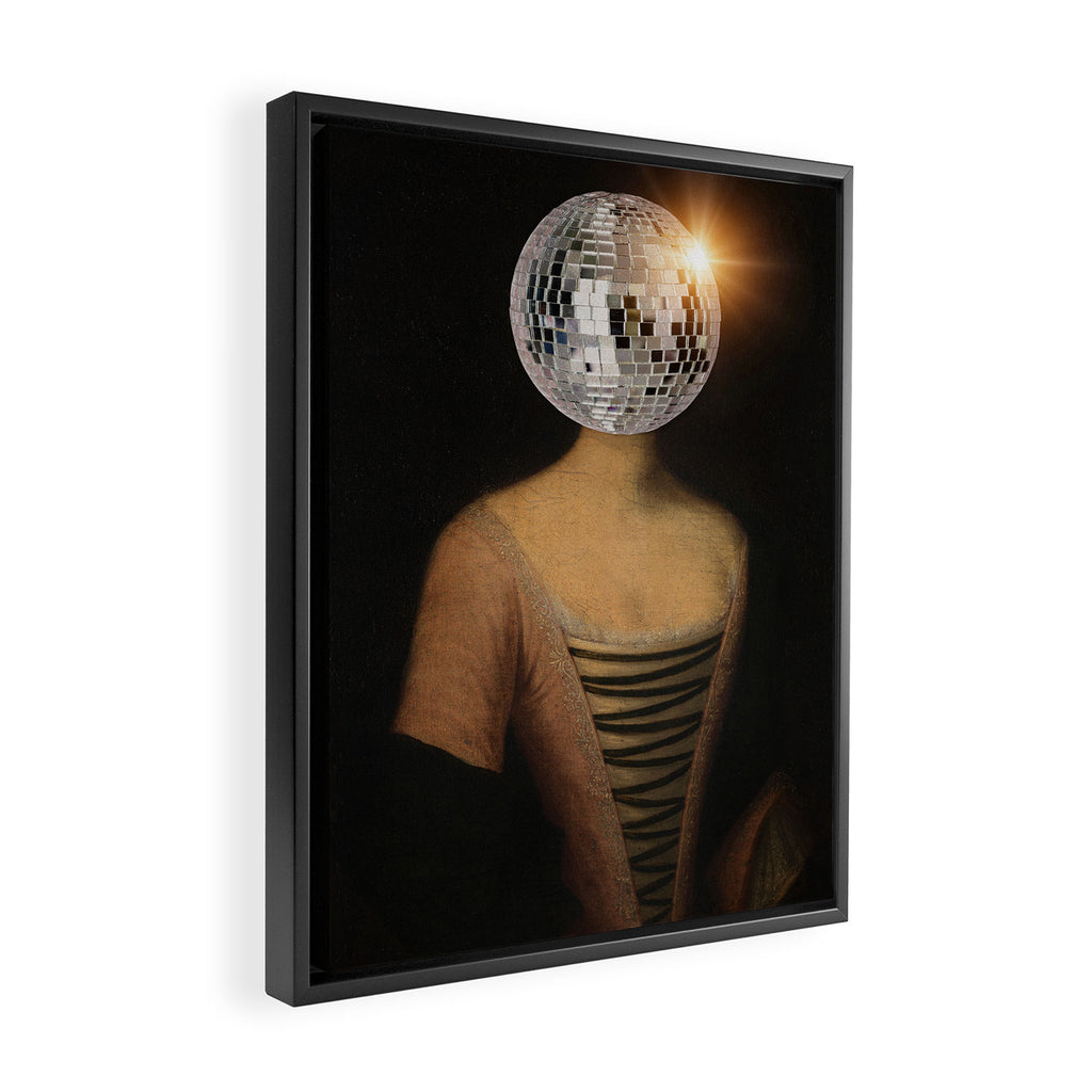 Disco Queen Framed Canvas Print Gallery Image 2