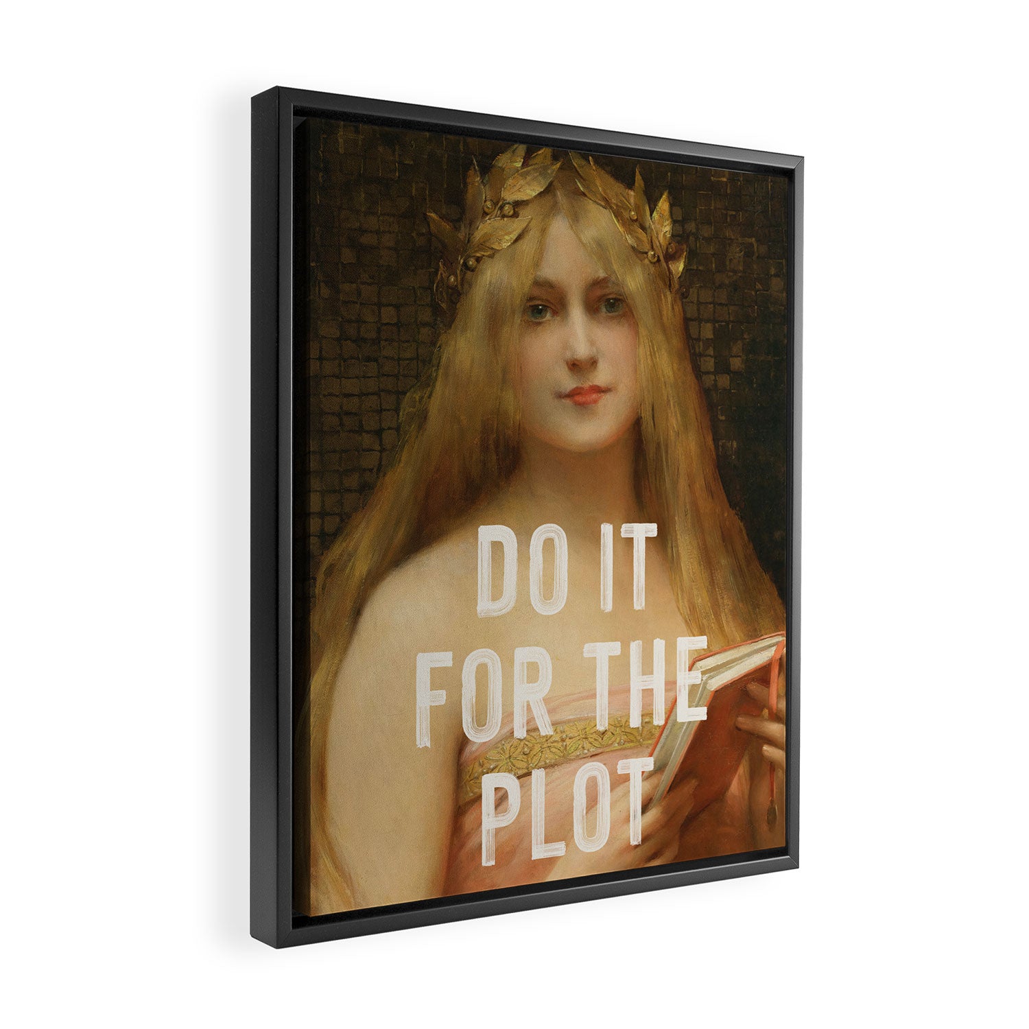 Do It For The Plot Framed Canvas Print Gallery Image 2