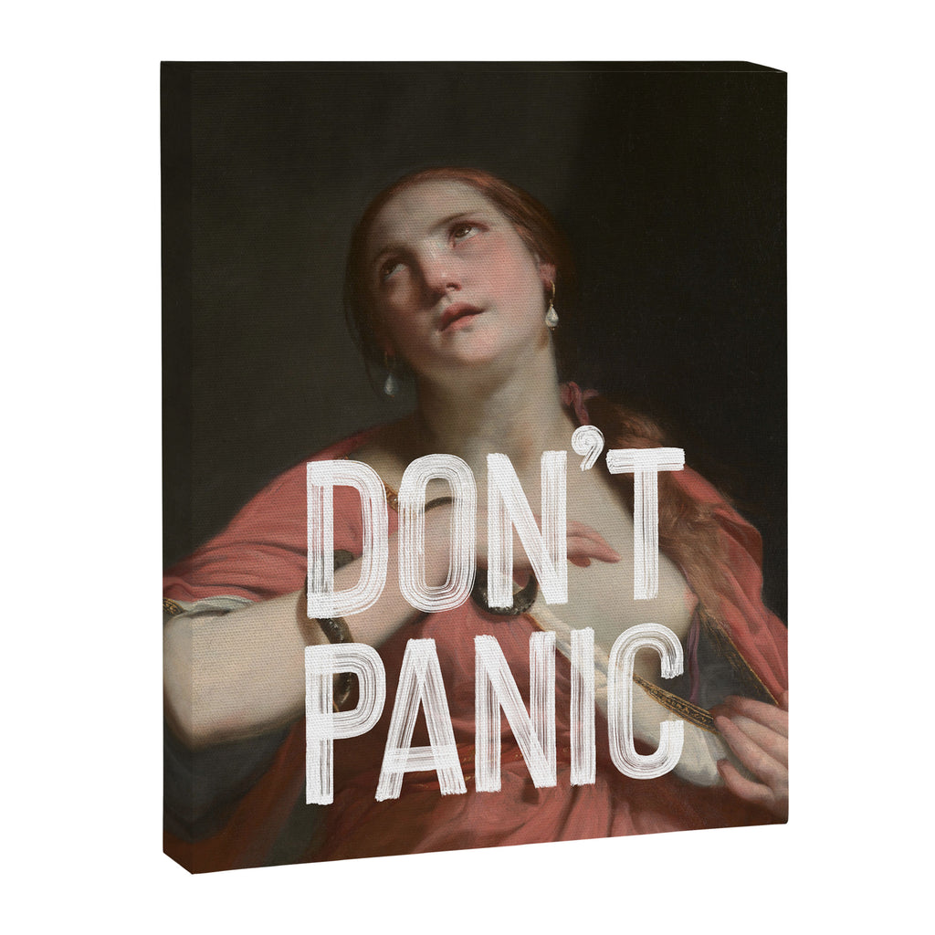 Don't Panic Canvas Print Gallery Image 6