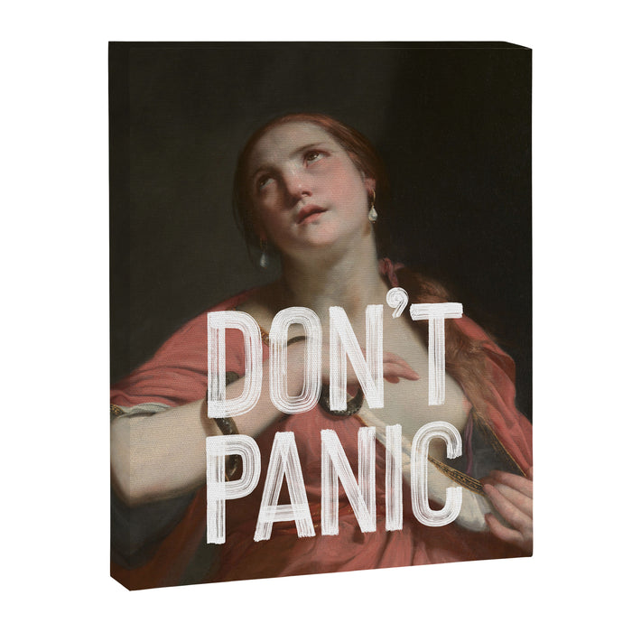 Don't Panic Canvas Print Gallery Image 1