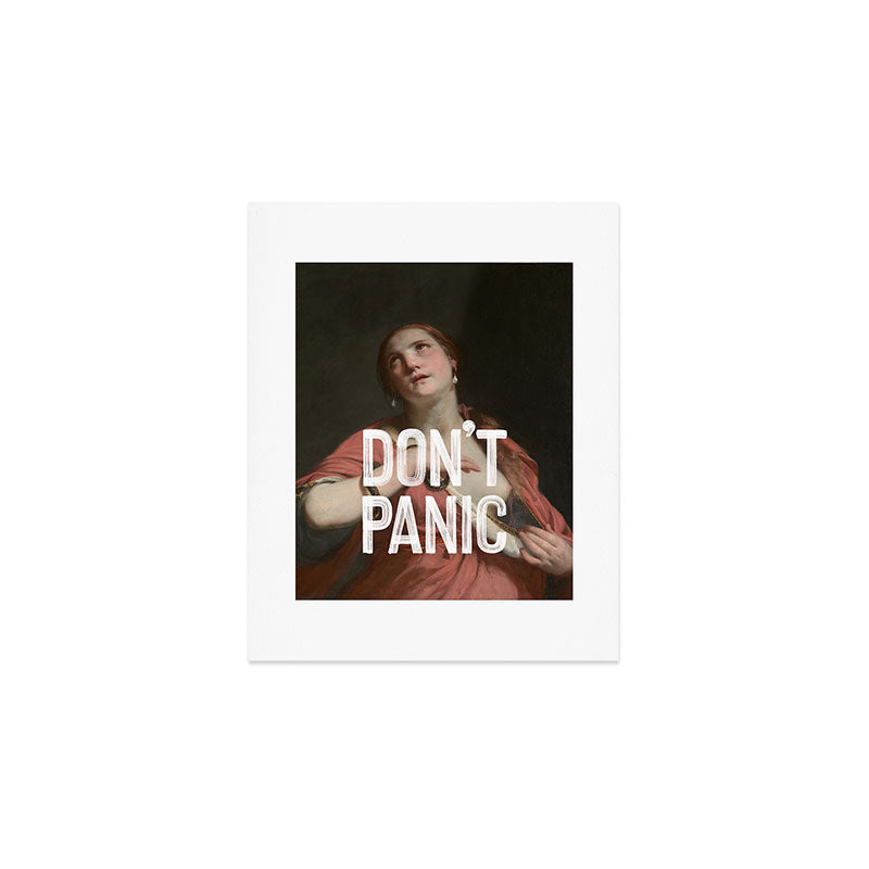 Don't Panic Art Print Gallery Image 1
