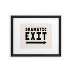 Dramatic Exit Framed Art Print Gallery Image 5
