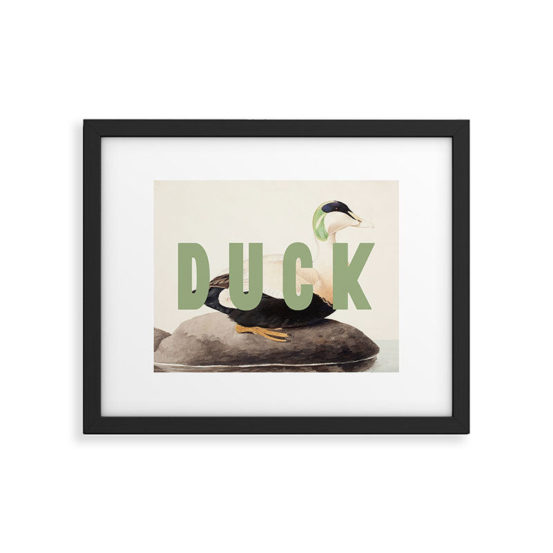 Duck Framed Art Print Gallery Image 5