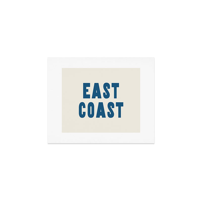 East Coast - Retro Typography Art Print Gallery Image 1