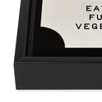 Eat Your Fucking Vegetables Framed Canvas Print Gallery Image 3
