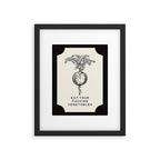 Eat Your Fucking Vegetables Framed Art Print Gallery Image 5