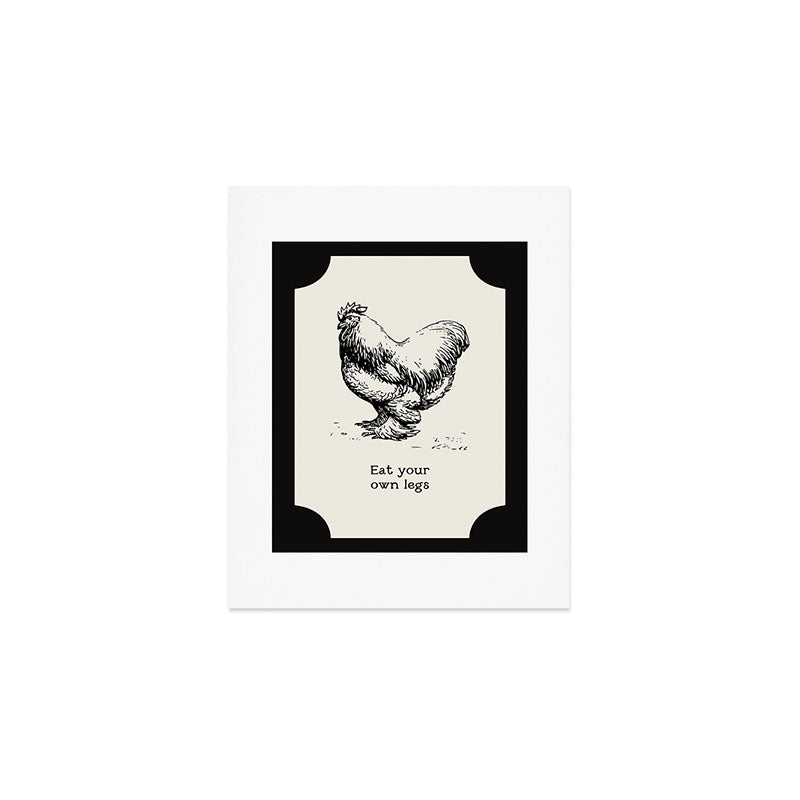 Eat Your Own Legs Art Print Gallery Image 1