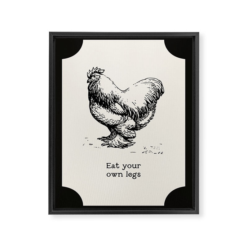 Eat Your Own Legs Framed Canvas Print Gallery Image 6