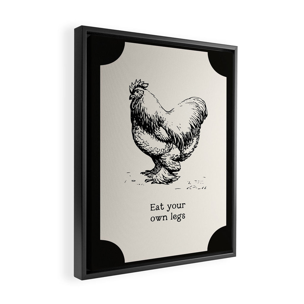 Eat Your Own Legs Framed Canvas Print Gallery Image 2