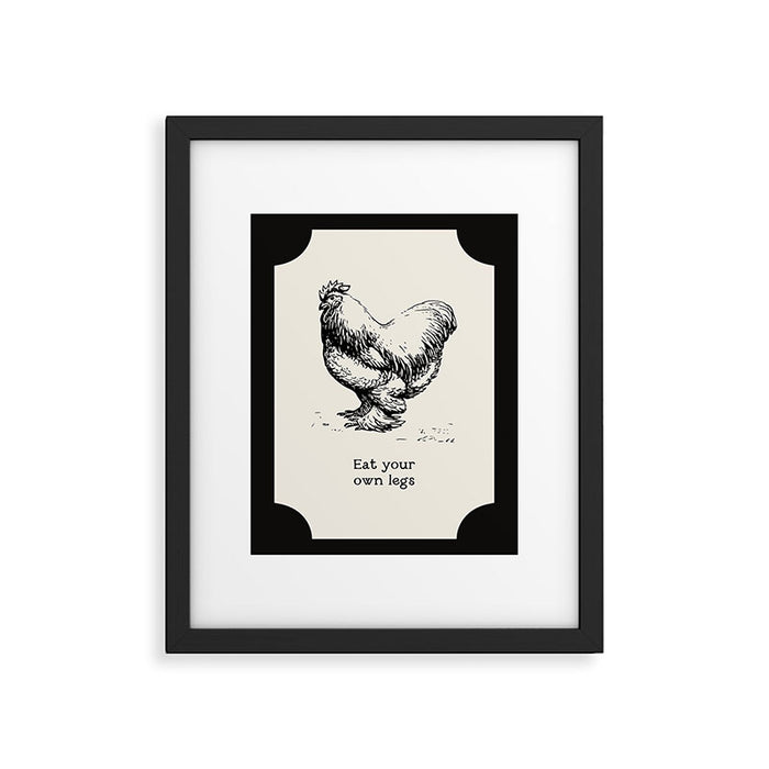 Eat Your Own Legs Framed Art Print Gallery Image 1