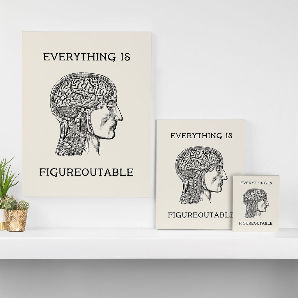 Everything is Figureoutable #2 Canvas Print Gallery Image 3