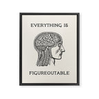 Everything is Figureoutable #2 Framed Canvas Print Gallery Image 3