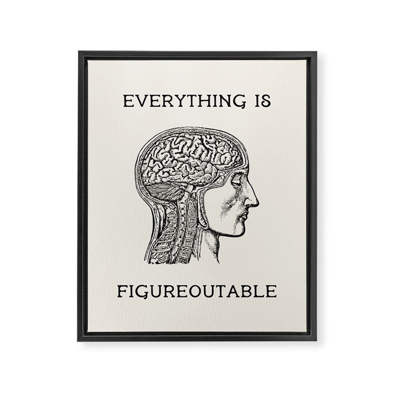 Everything is Figureoutable #2 Framed Canvas Print Gallery Image 6