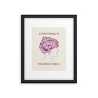 Everything is Figureoutable Framed Art Print Gallery Image 4