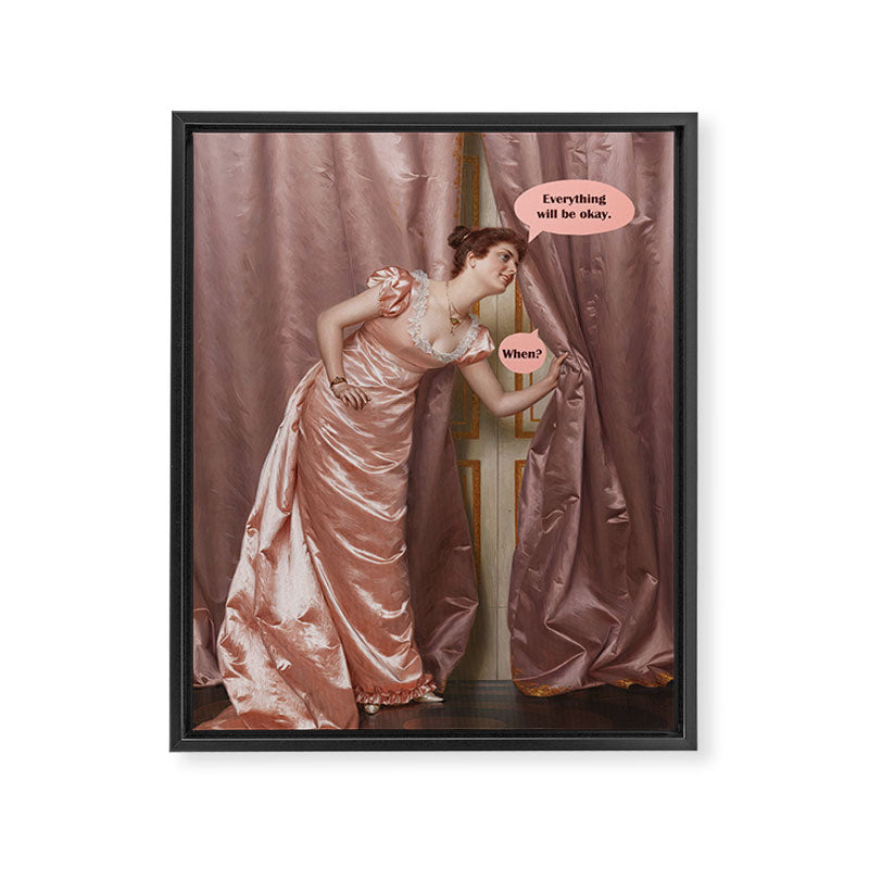 Everything Will Be Okay Framed Canvas Print Gallery Image 6